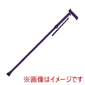 島製作所 島製作所 514653 50C-9 折りたたみめちゃ軽ステッキ パープル