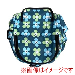 介援隊 介援隊 486571 アトレ用 保冷バッグ 花柄 青ベース