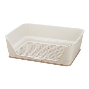 リッチェル Richell リッチェル お掃除簡単ステップ壁付トイレ ワイド アイボリー 犬 トイレ トレーニング