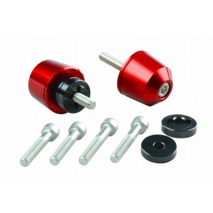 ポッシュフェイス POSH FAITH ポッシュフェイス 031176-02-10 ソリッドバーエンド HONDA M6 RED