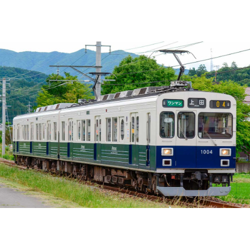 グリーンマックス GREEN MAX グリーンマックス 50859　上田電鉄1000系 「まるまどりーむ号（Mimaki号）」  2両編成セット（動力付き）（予約）