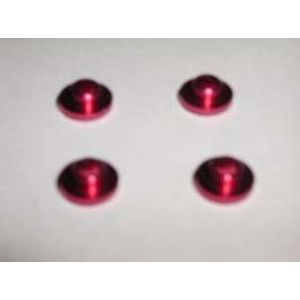 Half Beans Half Beans サーボ取付段付ワッシャー アルミ レッド 42500