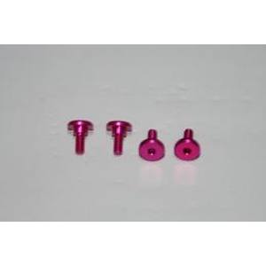Half Beans Half Beans 六角孔付アルミサーボ取リ付ケネジ ピンク 44010