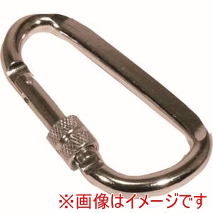 基陽 KH 基陽 85A-1 アルミ合金カラビナD環ロック付 シルバー