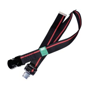 基陽 KH KH 47633RF アロッキー胴ベルト 1200mm 黒-緋/黒 基陽