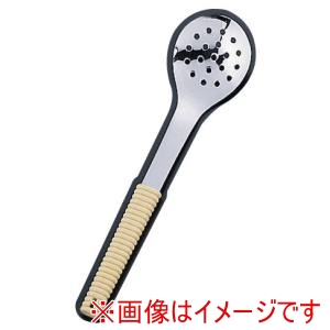 ワダコーポレーション ワダコーポレーション WA 18-8 味道楽 盛り付けスプーン 穴明 アイボリー