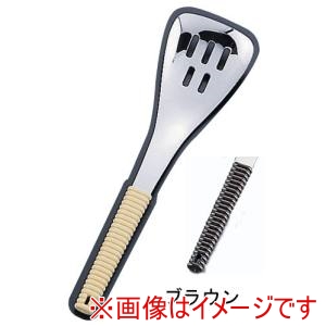 ワダコーポレーション ワダコーポレーション WA 18-8 味道楽 取り分けスプーン 穴明 ブラウン