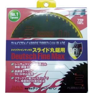 チップソージャパン TIP SAW チップソージャパン TM-190F ドイツファインマックス スライド丸鋸用 190×2×72