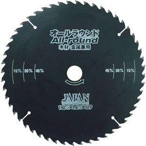 チップソージャパン TIP SAW チップソージャパン SMA-190 ドイツスーパーマックス オールラウンド 木材～アルミ 鉄 万能タイプ 190×52 代引不可 キャンセル不可