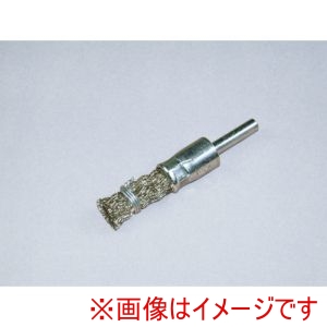 柳瀬 ヤナセ 柳瀬 BKME-10 軸付エンドブラシ 鋼線メッキ 10×30×6×35 10個 メーカー直送 代引不可 北海道沖縄離島不可