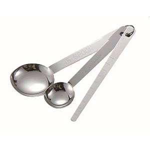 カンダ カンダ 18-0 計量スプーン 2本組 ヘラ付