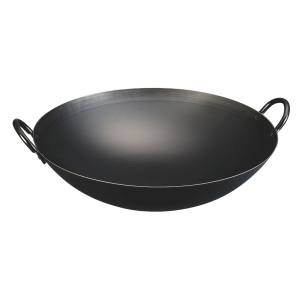 カンダ カンダ 神田鉄鍋 鉄プレス 両手 中華鍋 57cm