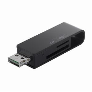 バッファロー BUFFALO バッファロー BSCRD05U2BK どっちもUSBカードリーダー/ライター どっちもUSBコネクター採用 ブラック