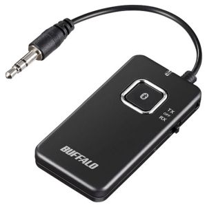 バッファロー BUFFALO バッファロー BSHSBTR500BK Bluetoothオーディオトランスミッター&レシーバー 低遅延対応モデル ブラック