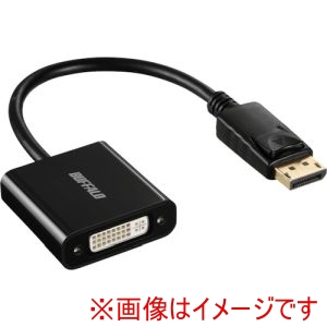 バッファロー BUFFALO バッファロー BDPDVBK DisplayPort-DVI変換アダプタ ブラック