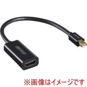 バッファロー BUFFALO バッファロー BMDPHDBK miniDisplayPort-HDMI変換アダプタ ブラック