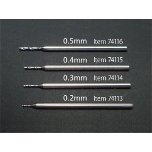 タミヤ TAMIYA タミヤ 74115 精密ドリル刃 0.4mm 軸径 1.0mm TAMIYA