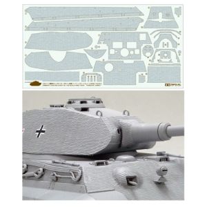タミヤ TAMIYA タミヤ 12649 1/35 ドイツ重戦車キングタイガー ポルシェ砲塔 コーティングシートセット