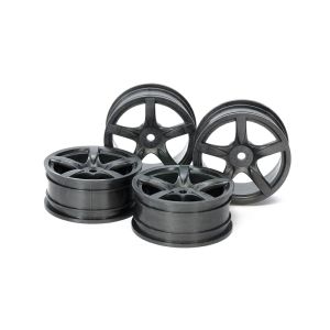 タミヤ TAMIYA タミヤ 54739 OP.1739 5本スポークホイール4本 24mm幅 オフセット0 強化タイプ
