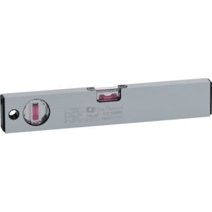 エビス EBISU エビス ED-30WR ベーシックレベル ホワイト 気泡管カラー レッド 300mm 水平器