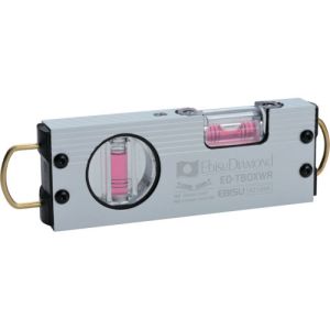 エビス EBISU エビス ED-TBOXWR トビ ボックスレベル ホワイト 気泡管カラー レッド 水平器