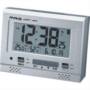 ノア精密 NOA ノア精密 T-694 SM-Z デジタル置時計エアサーチグット ライトホワイト