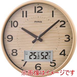 ノア精密 ノア精密 W-776 N-Z MAGデジアナ電波掛時計 ゴーフル