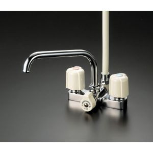 KVK KVK KF14ZER3 寒 デッキ2ハンドルシャワー300P付