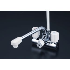 KVK KVK KF206N デッキ一時止水付2ハンドルシャワー
