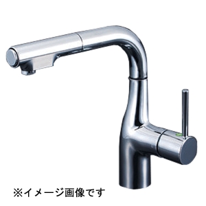 KVK KVK KM6101R2EC シングルシャワー付混合栓 eレバー 200mmパイプ付