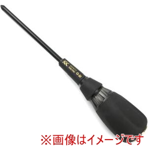 フジ矢 FUJIYA フジ矢 526SK-BG 安全貫通ドライバー 黒金 +2×150mm