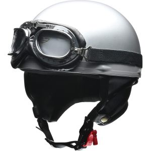 リード工業 LEAD リード工業 CR-751 ハーフヘルメット シルバー  LLサイズ LEAD