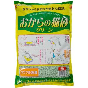 常陸化工 常陸化工 おからの猫砂 グリーン 6L