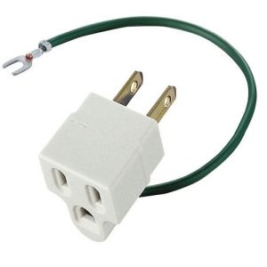 エレコム(ELECOM) OAアダプタ３ピンー２ピン変換プラグ T-H32