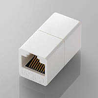 エレコム ELECOM コンパクトRJ45延長コネクタ CAT5対応 LD-RJ45JJ5Y2 LDRJ45JJ5Y2