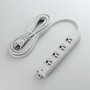 エレコム(ELECOM) 電源タップ 4口 3m T-WRM3430LG/RS