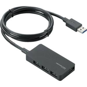 エレコム ELECOM エレコム U3H-A408SBK ブラック USBHUB3.0 ACアダプタ付 セルフパワー 4ポート ブラック