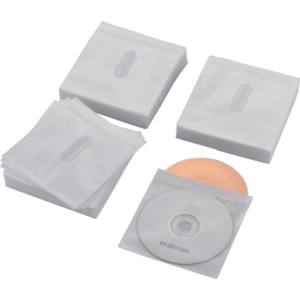 エレコム ELECOM エレコム ELECOM Blu-ray・CD・DVD対応不織布ケース タイトルカード(240枚) ホワイト CCD-NIWB240WH