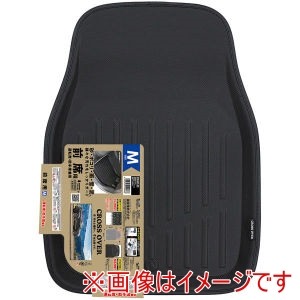 錦産業 錦産業 CR-8141 クロスオーバー カーマット 前席用 M 運転席 助手席兼用 ブラック