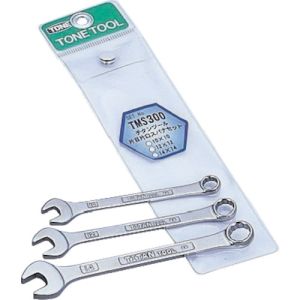 トネ TONE チタンツール コンビネーションスパナセット 3pcs TMS300