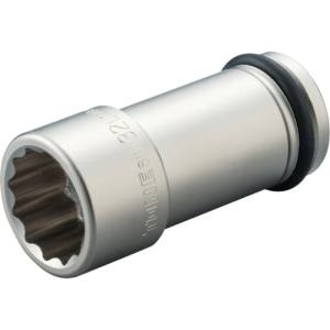 トネ TONE トネ 6NW-22L100 インパクト用ロングソケット 12角 22mm TONE