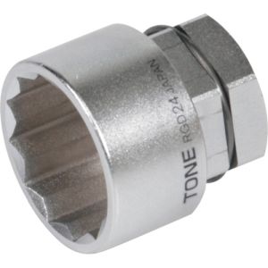 トネ TONE トネ RGD-18 ソケット 12角 めがね用  対辺寸法18mm 全長25mm