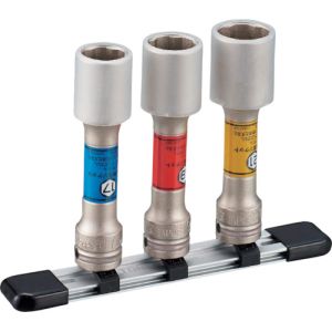 トネ TONE トネ HAPQF303LN インパクト用プロテクター付クイックフィット薄形ロングホイルナットソケットセット 自動車整備用