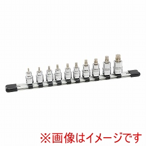 トネ TONE トネ HTX310S ショートトルクスソケットセット 強力タイプ ホルダー付