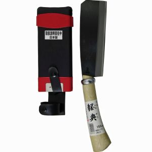 五十嵐刃物工業 五十嵐刃物 C-61 鋼付 地型鉈 コブ付 木鞘 180mm