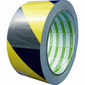 日東エルマテリアル Nitto 日東エルマテ SHT-50YB 粗面反射テープ 50mmx10m イエロー ブラック