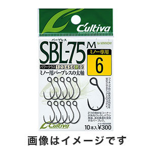 オーナー OWNER オーナー SBL-75M シングル75バーブレス ミノー用 6号 11626