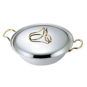 本間製作所 仔犬印 KOINU KO プロデンジ ちり鍋 IH 21cm 取手 つまみ金仕上 本間 仔犬印