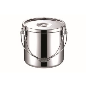本間製作所 仔犬印 KOINU KO 19-0 電磁調理器対応 給食缶 18cm 本間製作所 仔犬印