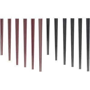 曙産業 AKEBONO 曙産業 10角 ぐる麺箸 23cm 朱 GM-4016